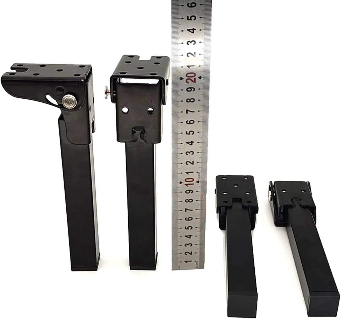 -(Pa Of 4) Folding Stands - Self-Locking Hinged Leg Accessories And Folding Worktops, Kitchen Folding Table Extensions, Laundry
-(Pa Of 4) Folding Stands - Self-Locking Hinged Leg Accessories And Folding Worktops, Kitchen Folding Table Extensions, Laundry