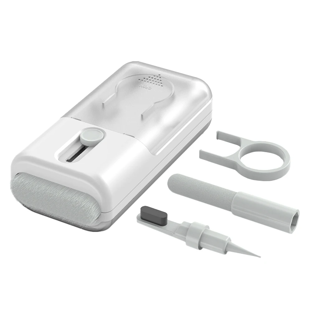 Multifunctional Headphone Cleaning Tools Kit Durable Reusable Brush Earphones Microphones Computers Keycap Puller White
Multifunctional Headphone Cleaning Tools Kit Durable Reusable Brush Earphones Microphones Computers Keycap Puller White