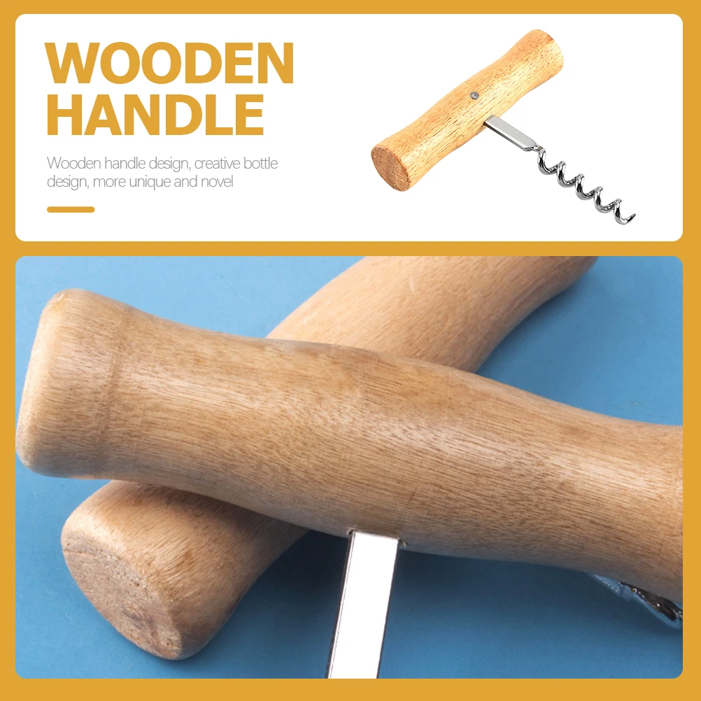 4pcs Red Wine Multi-Function Manual Bottle Opener Portable Wood Handle Lightweight Household Beverage Opener Canned Wine Tool
4pcs Red Wine Multi-Function Manual Bottle Opener Portable Wood Handle Lightweight Household Beverage Opener Canned Wine Tool