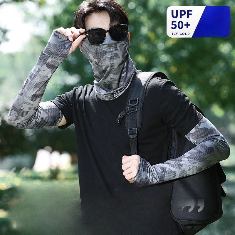 Men's Ice Silk Long Extra Wide Sun Protection Arm Sleeves Summer Plus Size Loose Fit UV Block Cooling Arm Cover for Large Arms
Men's Ice Silk Long Extra Wide Sun Protection Arm Sleeves Summer Plus Size Loose Fit UV Block Cooling Arm Cover for Large Arms
