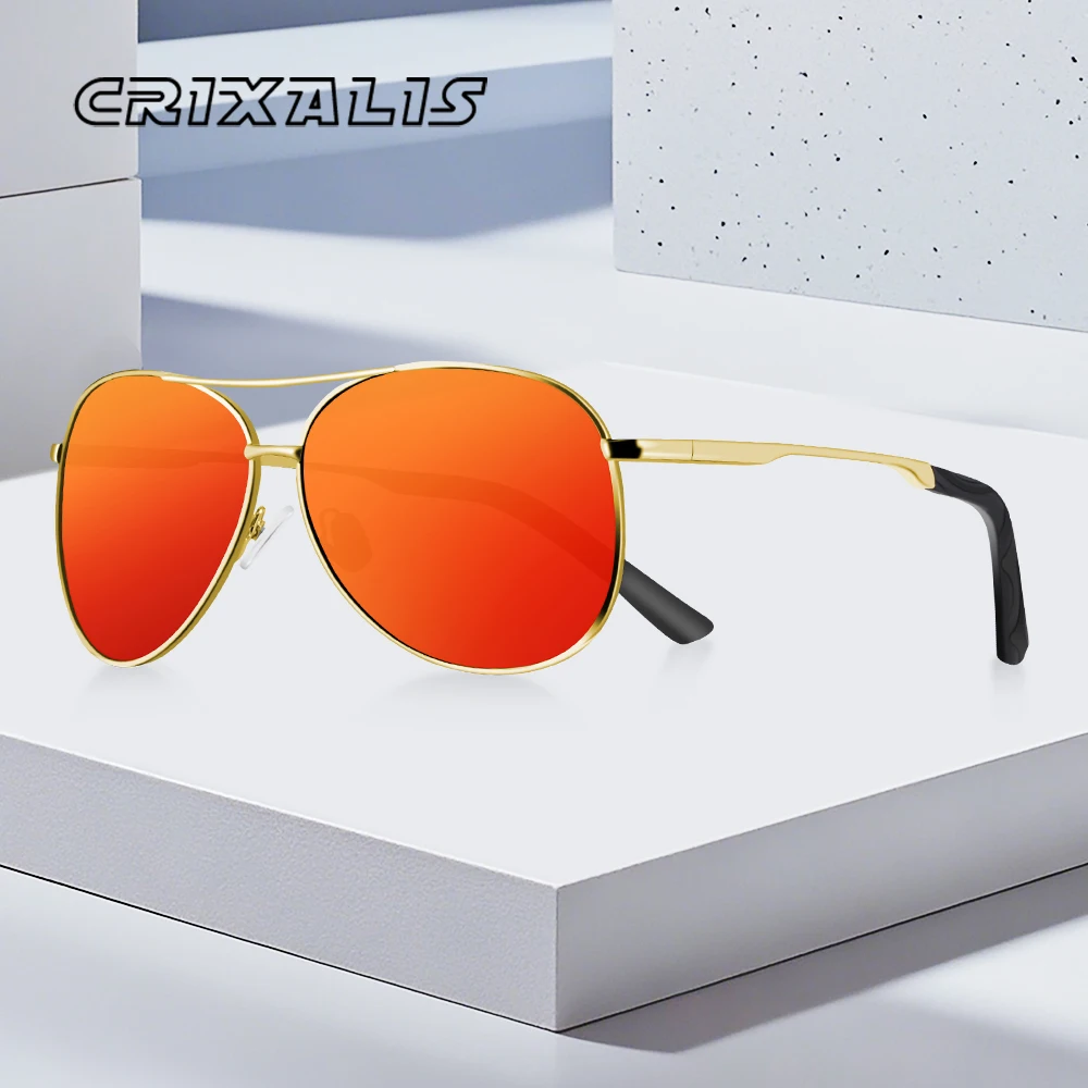 CRIXALIS Pilot Polarized Sunglasses Men Women Driving Sport Fishing Sun Glasses Male Retro Anti-Glare Mirror Shades Female UV400
CRIXALIS Pilot Polarized Sunglasses Men Women Driving Sport Fishing Sun Glasses Male Retro Anti-Glare Mirror Shades Female UV400