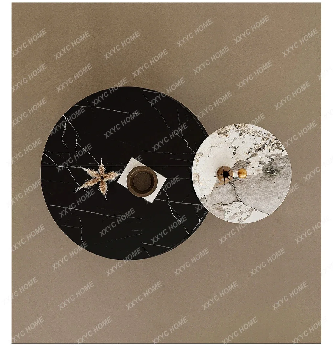 HMJminimalist high-end marble coffee table combination round rock slab living room household metal special-shaped creative
HMJminimalist high-end marble coffee table combination round rock slab living room household metal special-shaped creative