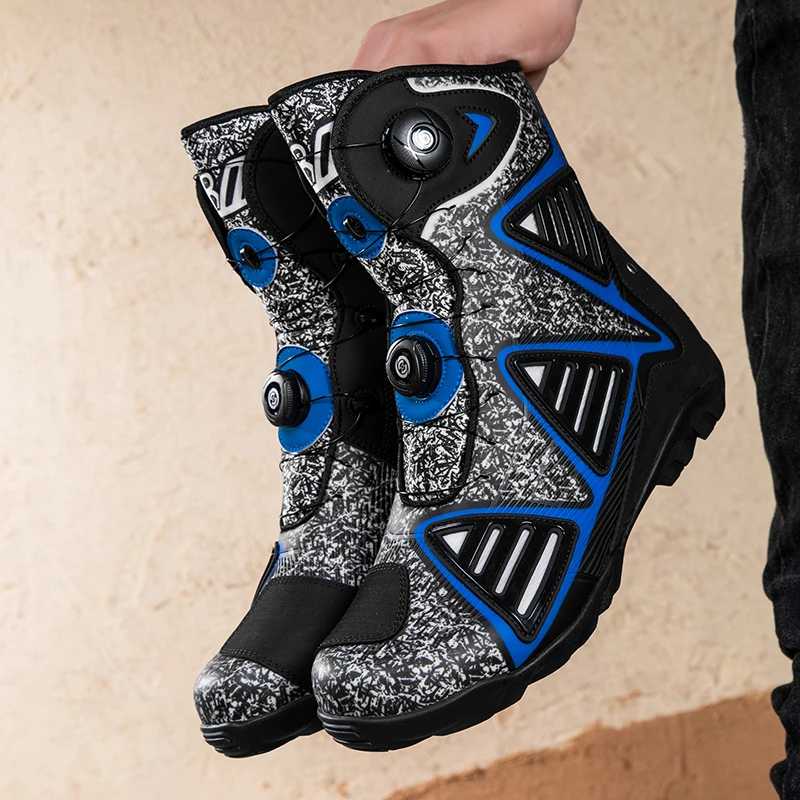 New Motorcycle Boots Men Leather Motos Breathable Anti Slip Wear-resistant Riders Boots Motorbike Racing Ankle Length Shoes
New Motorcycle Boots Men Leather Motos Breathable Anti Slip Wear-resistant Riders Boots Motorbike Racing Ankle Length Shoes