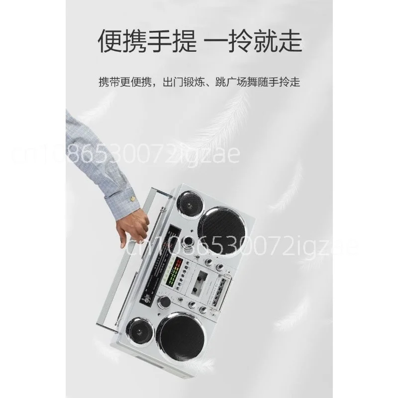Retro FM radio bluetooth speaker wireless tape recorder cd disc radio
Retro FM radio bluetooth speaker wireless tape recorder cd disc radio