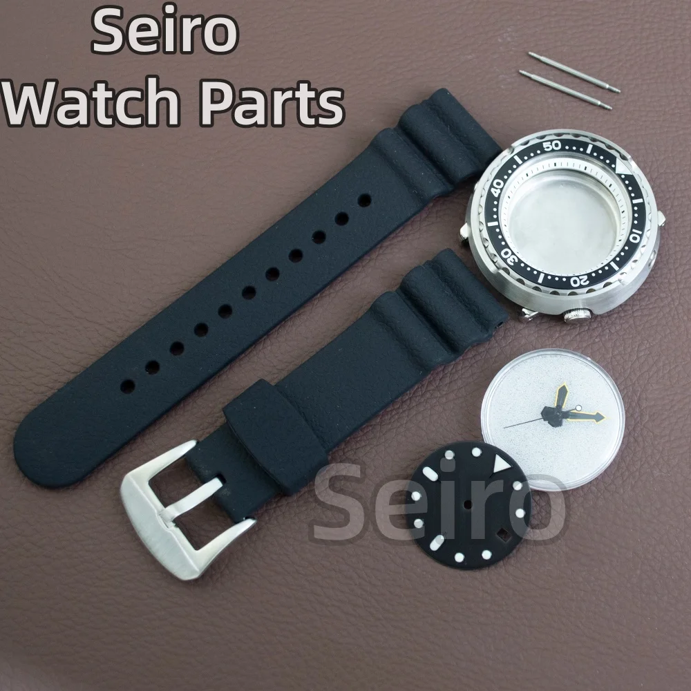 Watch case Tuna Can Sapphire Glass 200m Diving Watch Case for Seiko NH35 NH36 Automatic Movement 28.5mm Dial Rubber Strap Watch
Watch case Tuna Can Sapphire Glass 200m Diving Watch Case for Seiko NH35 NH36 Automatic Movement 28.5mm Dial Rubber Strap Watch