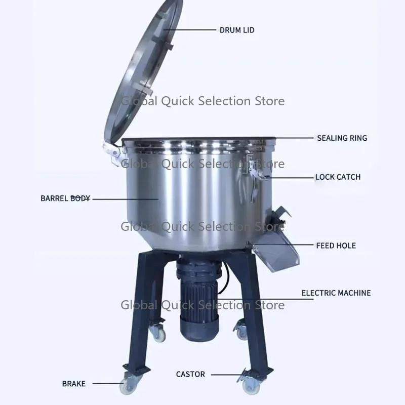 Stainless Steel Poultry Farming Animal Feeds Plastic Dry Powder Mixer Blender Machine 50KG Dual-purpose Seed Mixed Feed Mixer
Stainless Steel Poultry Farming Animal Feeds Plastic Dry Powder Mixer Blender Machine 50KG Dual-purpose Seed Mixed Feed Mixer