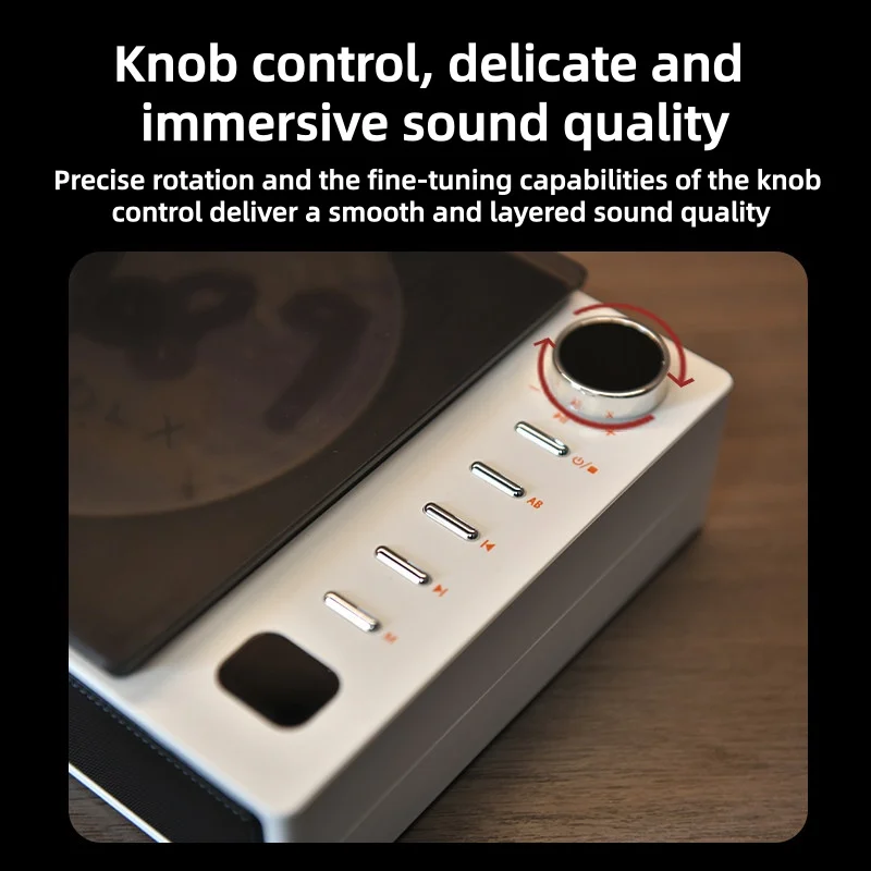 S-CD Portable CD Player with Built-in Speaker Vintage CD Player with Bluetooth All-in-One with Screen And Remote Control
S-CD Portable CD Player with Built-in Speaker Vintage CD Player with Bluetooth All-in-One with Screen And Remote Control