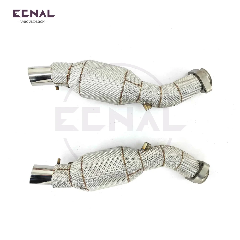 Ecnal Exhaust Downpipe for Ferrari 360 F360 3.6L High Quality SS304 Car Sport Exhaust Pipe System with Catalytic Converter
Ecnal Exhaust Downpipe for Ferrari 360 F360 3.6L High Quality SS304 Car Sport Exhaust Pipe System with Catalytic Converter