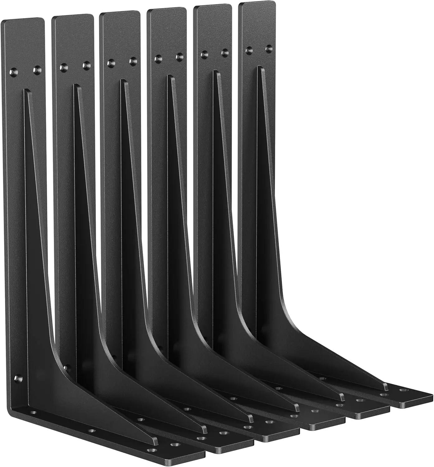 Heavy Duty Shelf Brackets 18 Inch, Premium Metal Wall Bracket for Mantel, Countertop Support, Garage Storage Shelves, 6-Pack
Heavy Duty Shelf Brackets 18 Inch, Premium Metal Wall Bracket for Mantel, Countertop Support, Garage Storage Shelves, 6-Pack
