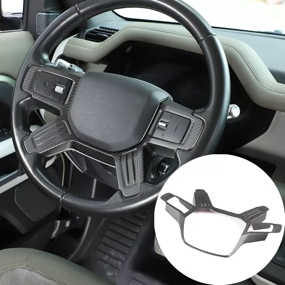 Matte Real Carbon Fiber Steering Wheel Frame Cover For Land Rover Defender 20-23
Matte Real Carbon Fiber Steering Wheel Frame Cover For Land Rover Defender 20-23