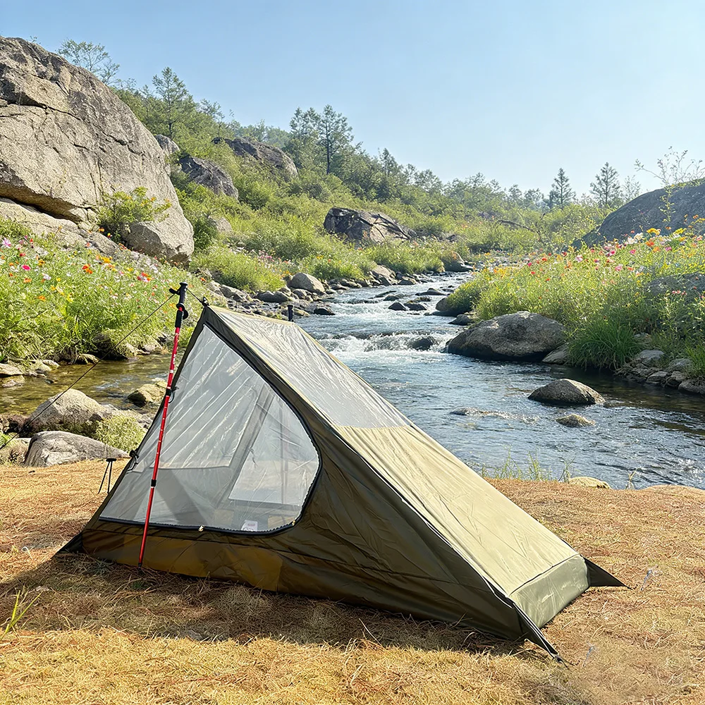 Airy Mesh Tent 1 Person Ultralight Camping Tent Quick Setup Backpacking Shelter Breathable Mosquito tent for Camping and Hiking
Airy Mesh Tent 1 Person Ultralight Camping Tent Quick Setup Backpacking Shelter Breathable Mosquito tent for Camping and Hiking