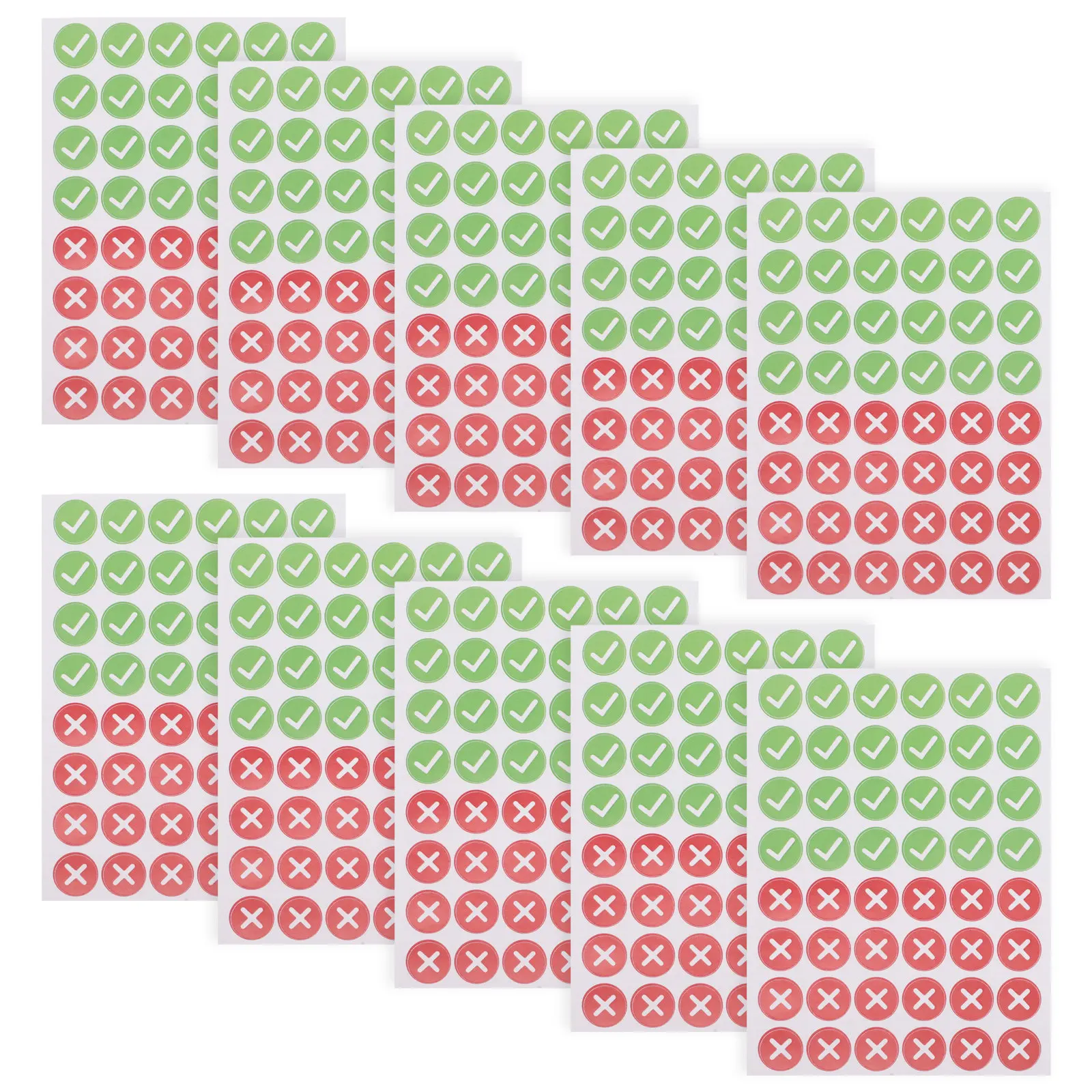 480Pcs Round Check Cross Stickers Self Adhesive Green Red for Inventory Management Item Sorting Classroom Teaching Project
480Pcs Round Check Cross Stickers Self Adhesive Green Red for Inventory Management Item Sorting Classroom Teaching Project