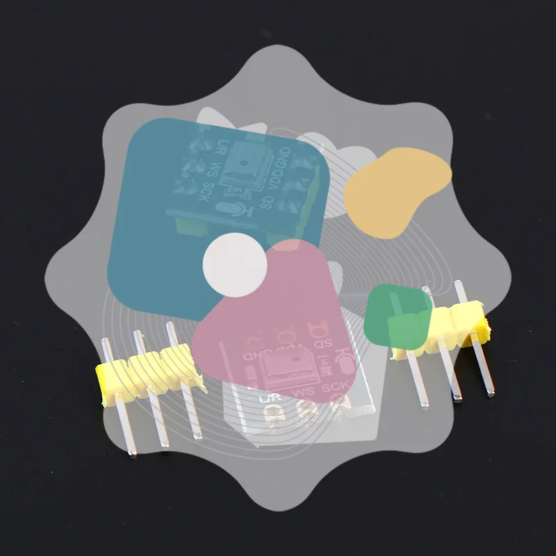 INMP441 Omnidirectional Microphone Module MEMS Sensor 24 Bit High-precision Low-power I2S Digital Output Sensor Module For ESP32
INMP441 Omnidirectional Microphone Module MEMS Sensor 24 Bit High-precision Low-power I2S Digital Output Sensor Module For ESP32