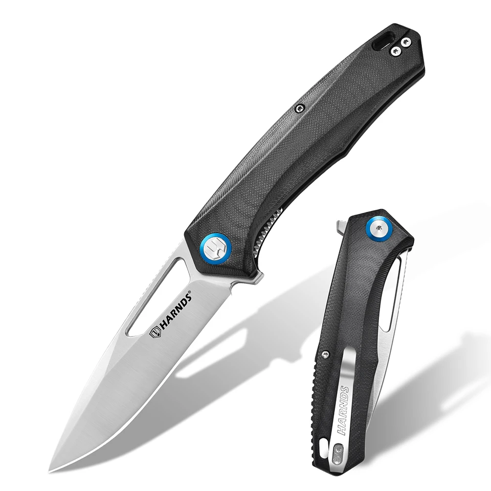 HARNDS Mizar/Alcor Pocket Knife 3.66'' D2 Steel Blade Folding Knife G10 Handle with Pocket Clip Outdoor Survival Camping Knives
HARNDS Mizar/Alcor Pocket Knife 3.66'' D2 Steel Blade Folding Knife G10 Handle with Pocket Clip Outdoor Survival Camping Knives