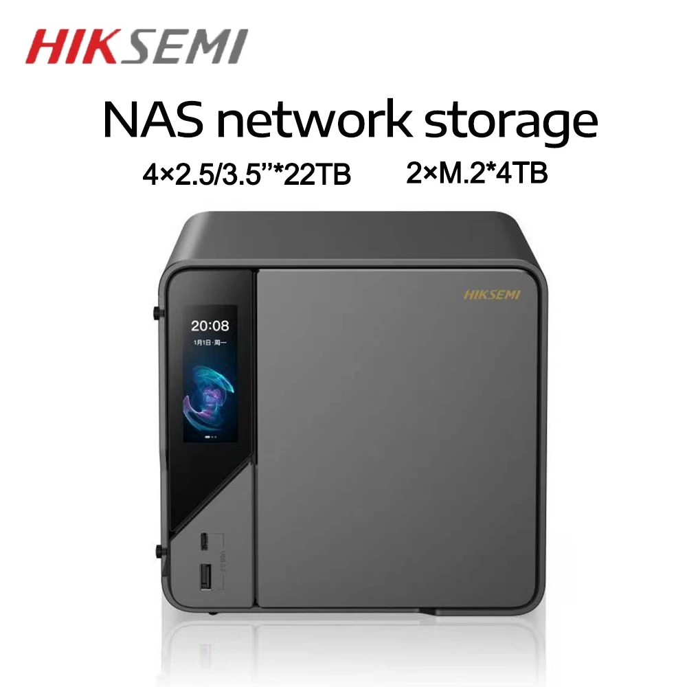 Сетевое хранилище HIKSEMI NAS, 4-х отсеков, 3,5-дюймовый HDD, бытовое хранилище для дома с двойным корпусом M.2 NVMe SSD, автоматическое резервное копирование
Сетевое хранилище HIKSEMI NAS, 4-х отсеков, 3,5-дюймовый HDD, бытовое хранилище для дома с двойным корпусом M.2 NVMe SSD, автоматическое резервное копирование