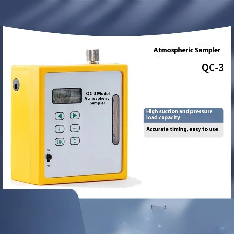 Laboratory Atmospheric Sampler QC-3 Constant Current Particulate Matter Sampling Environmental Monitoring Portable High
Laboratory Atmospheric Sampler QC-3 Constant Current Particulate Matter Sampling Environmental Monitoring Portable High
