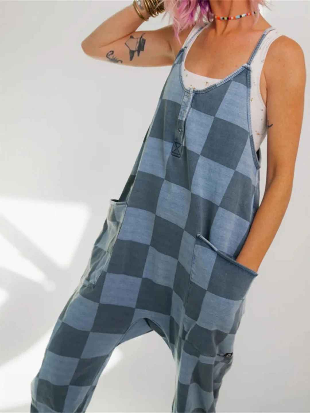 Sexy Bal Loose Jumpsuit Women's Strap Bodysuit High Waist Wide Leg Pants Long Pants Street Sle Faionable
Sexy Bal Loose Jumpsuit Women's Strap Bodysuit High Waist Wide Leg Pants Long Pants Street Sle Faionable