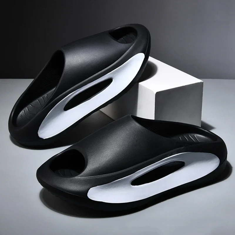 Summer Thick Sole Slippers Men Women EVA Soft Bottom Indoor Home Slides Sandals Light Beach Shoes Male Slippers Flip Flops
Summer Thick Sole Slippers Men Women EVA Soft Bottom Indoor Home Slides Sandals Light Beach Shoes Male Slippers Flip Flops