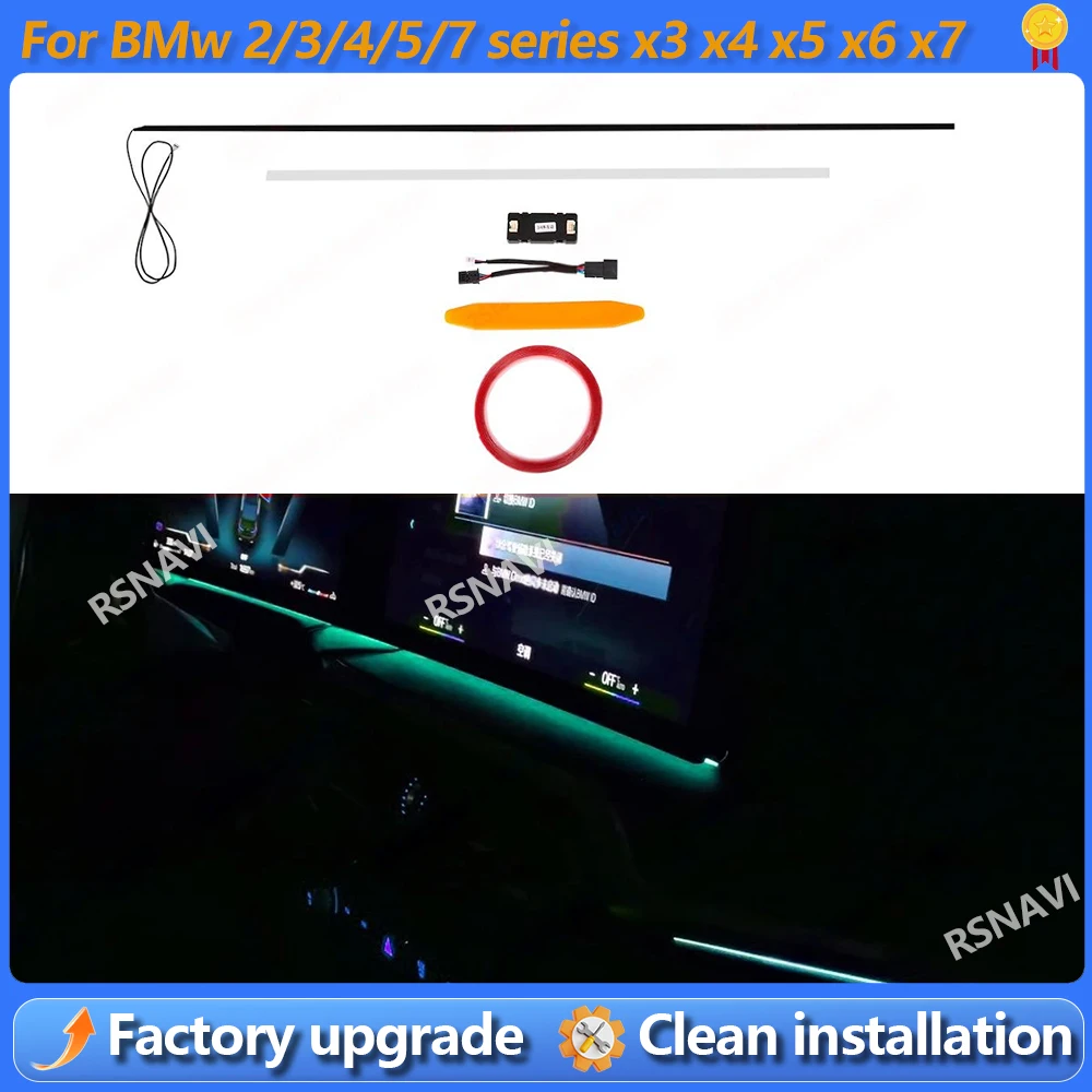 Instrument Ambient Lighting for BMW 2/3/4/7 Series X5 X6 X7 M3 M4 G20 G22 G80 Dalian Screen Ambient Lighting LED for bwm
Instrument Ambient Lighting for BMW 2/3/4/7 Series X5 X6 X7 M3 M4 G20 G22 G80 Dalian Screen Ambient Lighting LED for bwm