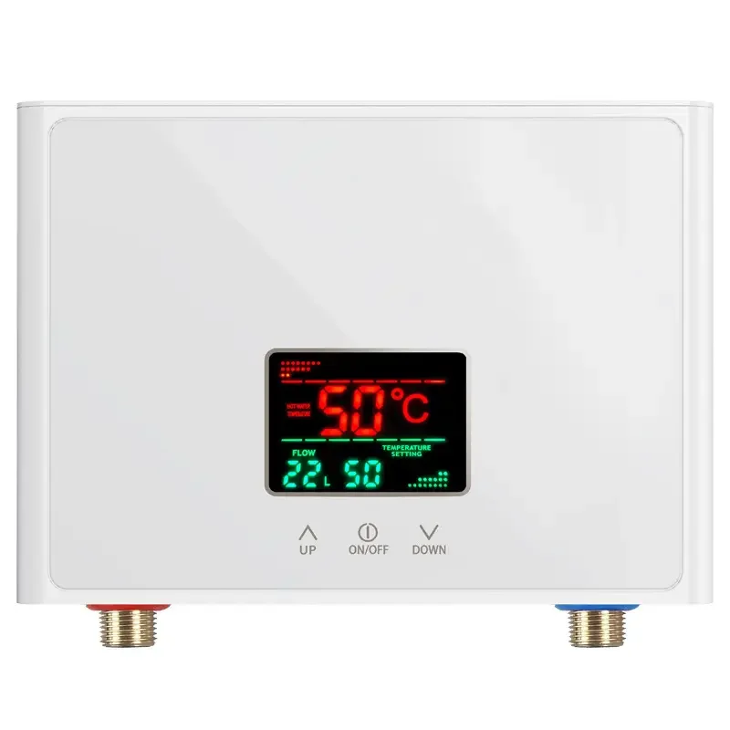High Efficient Energy Saving Fast Heating 3.5kw/4.5kw Mini Hot Tankless Electric Instant Shower Water Heater With Pressure
High Efficient Energy Saving Fast Heating 3.5kw/4.5kw Mini Hot Tankless Electric Instant Shower Water Heater With Pressure
