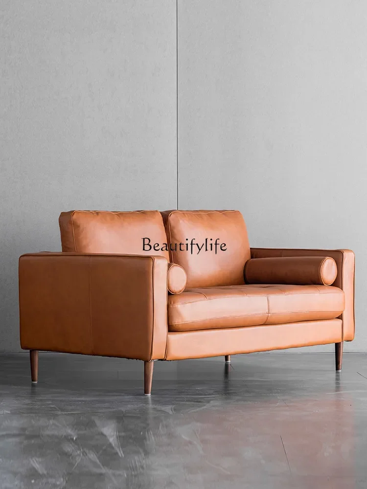 Living room home Nordic modern first-layer cowhide sofa simple small apartment sofa
Living room home Nordic modern first-layer cowhide sofa simple small apartment sofa