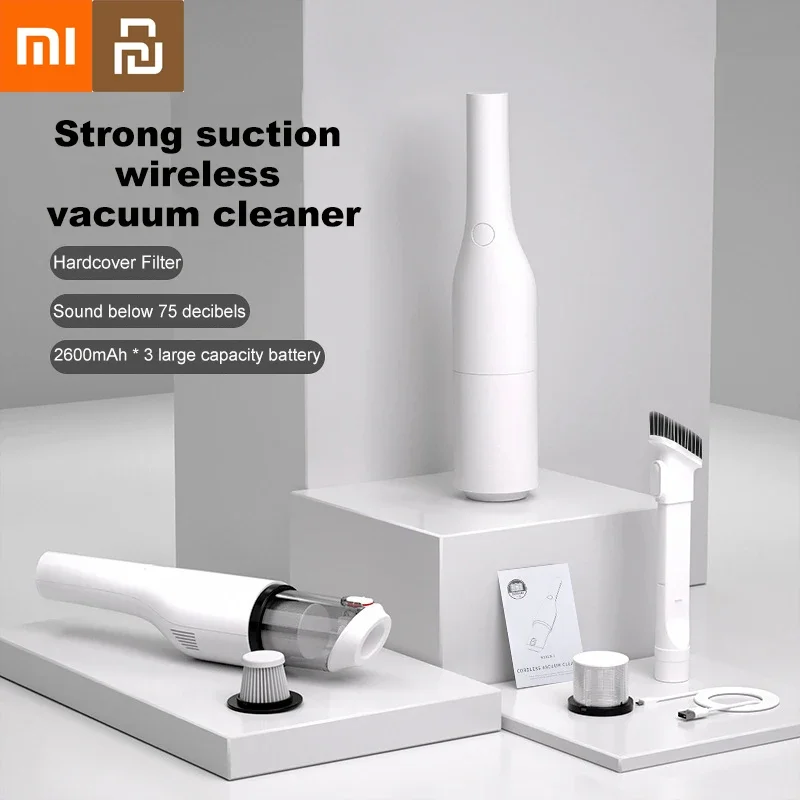 Xiaomi Youpin Car Vacuum Cleaner Powerful Portable HandHeld Vacuum Cleaner For Car Wireless Cleaner Robot Car Accessories Home
Xiaomi Youpin Car Vacuum Cleaner Powerful Portable HandHeld Vacuum Cleaner For Car Wireless Cleaner Robot Car Accessories Home