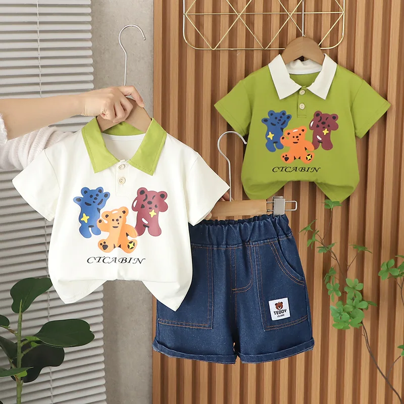 Комплект детской одежды, футболка + шорты для маленьких мальчиков, летние хлопковые повседневные спортивные костюмы с героями мультфильмов для мальчиков, комплект детской одежды для детей 1-5 лет
Комплект детской одежды, футболка + шорты для маленьких мальчиков, летние хлопковые повседневные спортивные костюмы с героями мультфильмов для мальчиков, комплект детской одежды для детей 1-5 лет