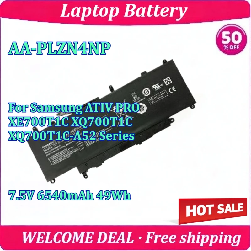 New AA-PLZN4NP Laptop Battery For Samsung ATIV PRO XE700T1C XQ700T1C XQ700T1C-A52 Series 7.5V 6540mAh 49Wh
New AA-PLZN4NP Laptop Battery For Samsung ATIV PRO XE700T1C XQ700T1C XQ700T1C-A52 Series 7.5V 6540mAh 49Wh
