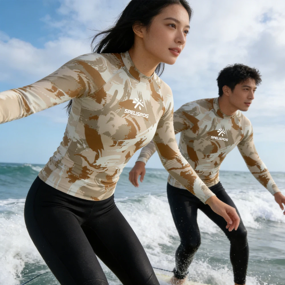 Men's and Women's Long Sleeve UPF50+ Swim Shirt Lightweight Surfing Clothing Breathable Surf Sportswear for Fishing Water Sport
Men's and Women's Long Sleeve UPF50+ Swim Shirt Lightweight Surfing Clothing Breathable Surf Sportswear for Fishing Water Sport