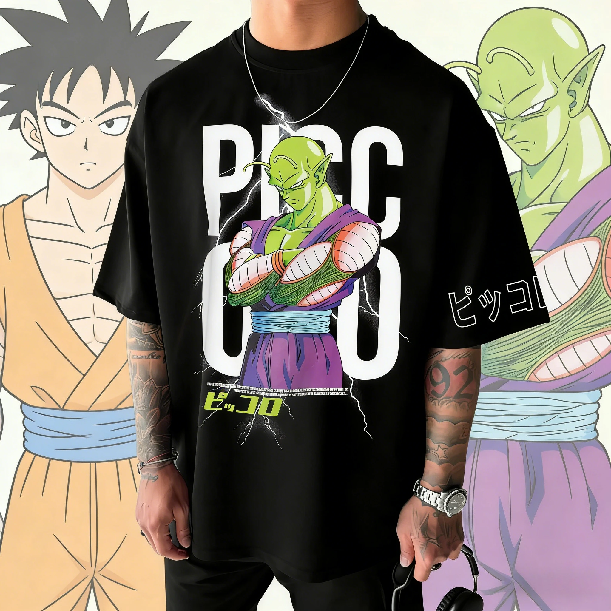 Новая летняя футболка 2026 года к 40-летию Dragon Ball с принтом Пикколо, 100% хлопок, аниме-принт, большие размеры, повседневная уличная одежда унисекс в стиле Y2K
Новая летняя футболка 2026 года к 40-летию Dragon Ball с принтом Пикколо, 100% хлопок, аниме-принт, большие размеры, повседневная уличная одежда унисекс в стиле Y2K