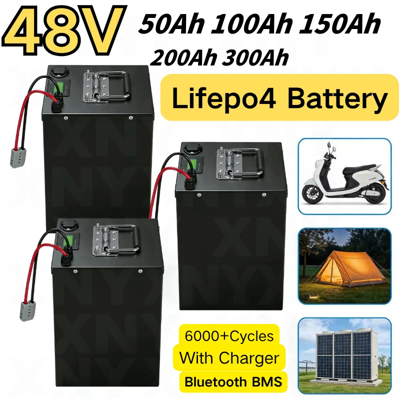 Литиевая аккумуляторная батарея LiFePO4 48В 50Ач-300Ач с Bluetooth, параллельное подключение, для солнечных систем 3000Вт 5000Вт 6000Вт, инвертор
Литиевая аккумуляторная батарея LiFePO4 48В 50Ач-300Ач с Bluetooth, параллельное подключение, для солнечных систем 3000Вт 5000Вт 6000Вт, инвертор