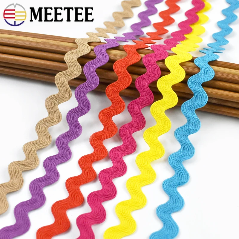 5-30M Meetee 8mm Colored Curved Wave Lace Trim Band Clothing Pillow Decor Strap Hat Laces Ribbon Bands DIY Sewing Accessories
5-30M Meetee 8mm Colored Curved Wave Lace Trim Band Clothing Pillow Decor Strap Hat Laces Ribbon Bands DIY Sewing Accessories