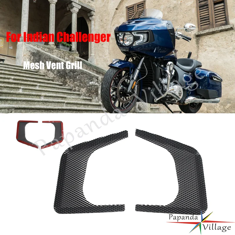 Motorcycle Accessories Black Plastic Front Left Right Batwing Mesh Vent Grill Debris Blocking For Indian Challenger 2020 and Up
Motorcycle Accessories Black Plastic Front Left Right Batwing Mesh Vent Grill Debris Blocking For Indian Challenger 2020 and Up