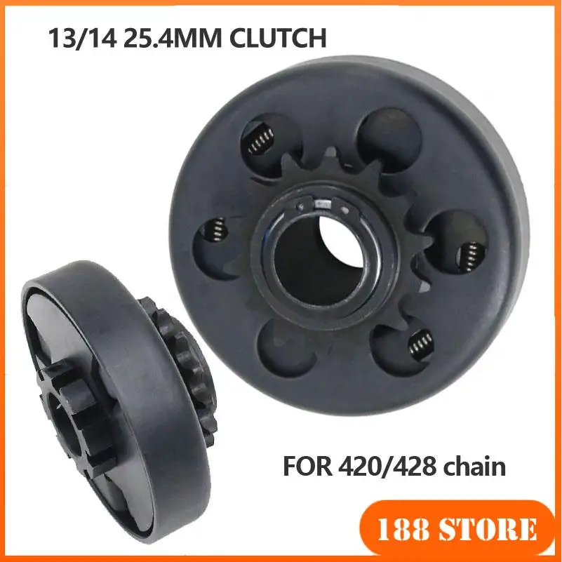 13/14 Tooth Centrifugal Automatic Clutch 25.4mm For GO Kart Fun Minibike Drive Sprocket 420/428 Chain
13/14 Tooth Centrifugal Automatic Clutch 25.4mm For GO Kart Fun Minibike Drive Sprocket 420/428 Chain