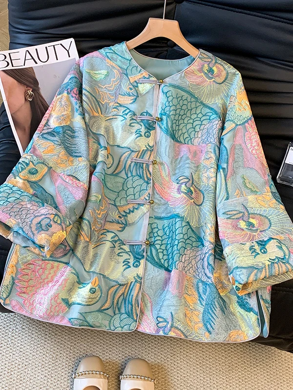 Женский джинт в китайском стиле с вышивкой в стиле ретро, весенне-осенний элитный длинный топ на пуговицах, круглый топ Ne
Женский джинт в китайском стиле с вышивкой в стиле ретро, весенне-осенний элитный длинный топ на пуговицах, круглый топ Ne