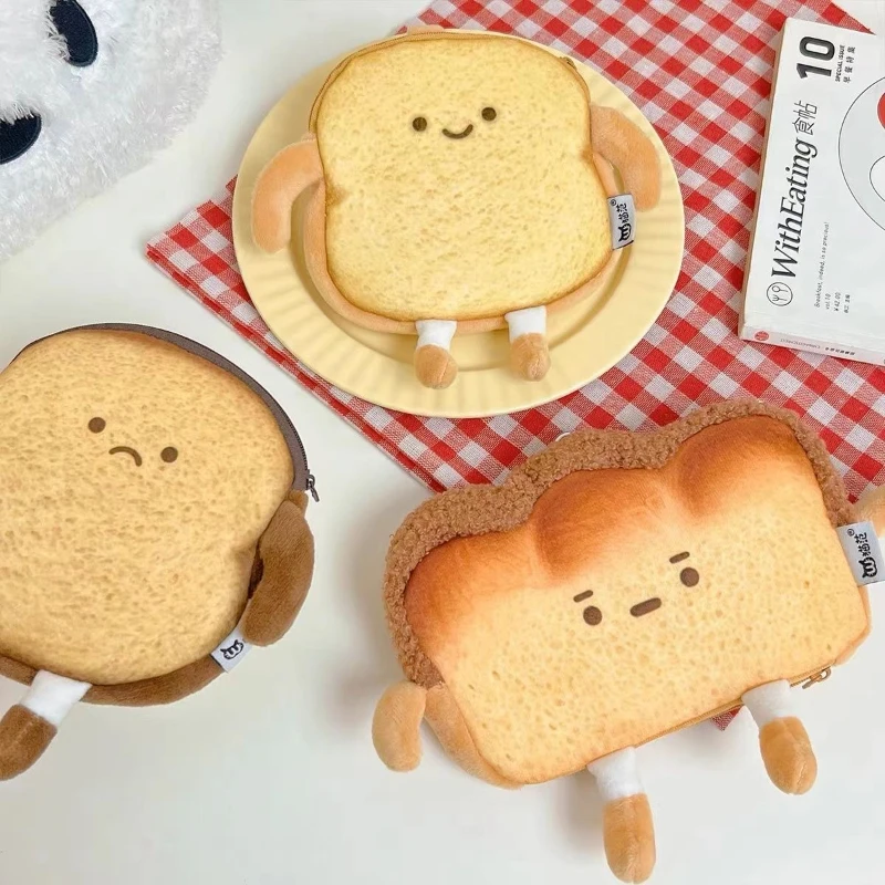 Cute Cartoon Toast Emoji Coin Purse Ins Portable Plush Small Bag Girl Korean Version Storage Large Capacity Bag
Cute Cartoon Toast Emoji Coin Purse Ins Portable Plush Small Bag Girl Korean Version Storage Large Capacity Bag