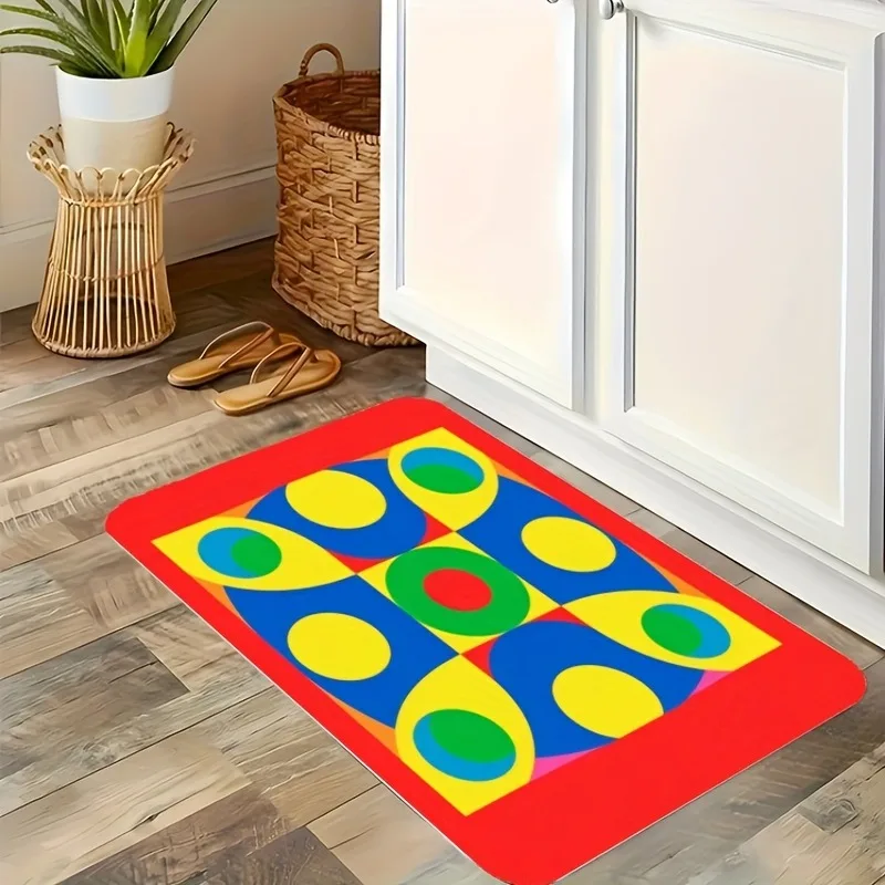 1PC Geometric Pattern Kitchen Rug Non-Slip Door Mat Pop design Bathroom Rug Bath Mat Carpet for Home Sink Laundry Decoreeree
1PC Geometric Pattern Kitchen Rug Non-Slip Door Mat Pop design Bathroom Rug Bath Mat Carpet for Home Sink Laundry Decoreeree