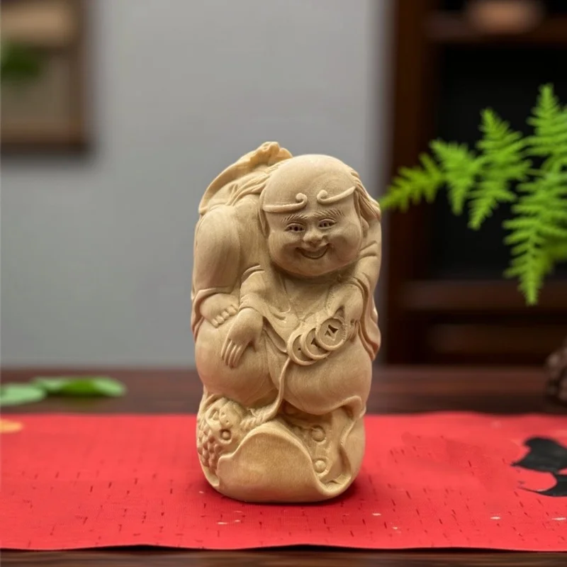 Vintage boxwood carving crafts handle piece tea pets home Liuhai golden toad ornaments decoration modern exquisite handicraft
Vintage boxwood carving crafts handle piece tea pets home Liuhai golden toad ornaments decoration modern exquisite handicraft