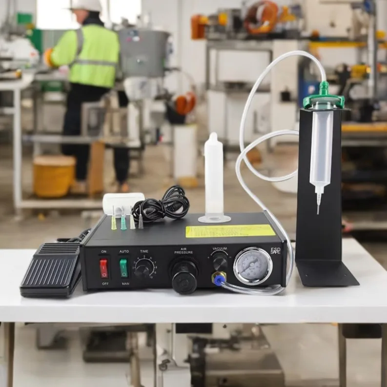 982 Semi-Automatic Glue Dispenser Solder fluxes Paste Liquid Controller Dropper
982 Semi-Automatic Glue Dispenser Solder fluxes Paste Liquid Controller Dropper