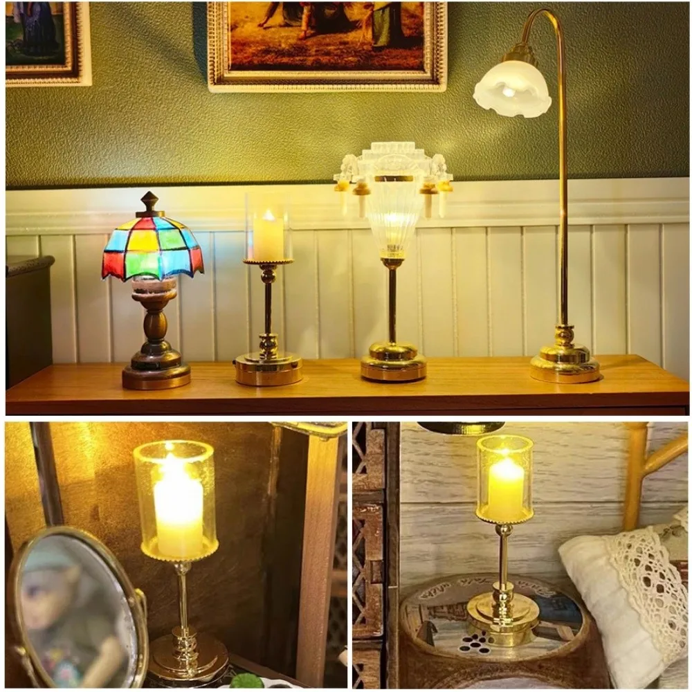 1:12 Dollhouse Colored Glass Lamp 7 Styles DIY Miniature LED Golden Light Mini Ceiling Lamp Chandelier Doll House Accessories
1:12 Dollhouse Colored Glass Lamp 7 Styles DIY Miniature LED Golden Light Mini Ceiling Lamp Chandelier Doll House Accessories