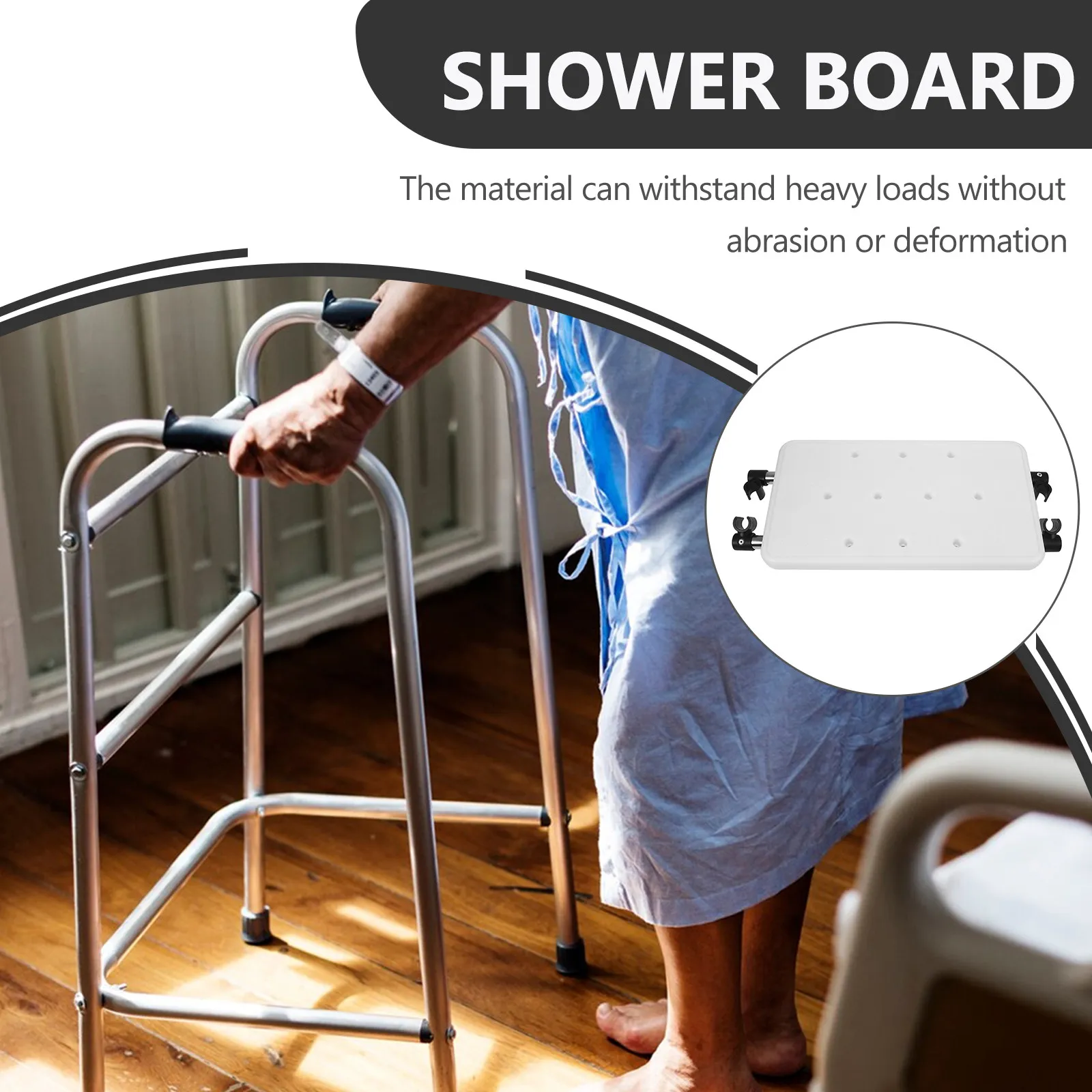 Assistive Walker Seat Board Reversible Bath Seat Replacement for Walkers Aluminum Plastic Construction Stable Firm Comfortable
Assistive Walker Seat Board Reversible Bath Seat Replacement for Walkers Aluminum Plastic Construction Stable Firm Comfortable