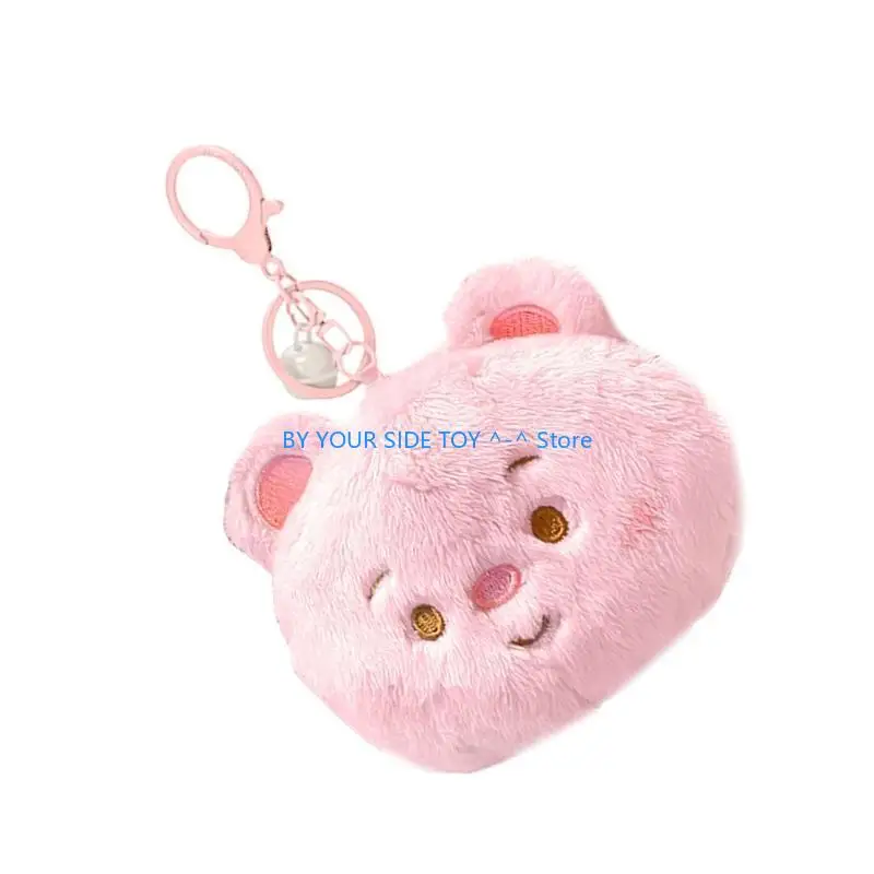 Plush Bear KeyRing Zippered Coin Wallet Earphone Case for Travel Daily Use Children Backpack Accessory Hanging Pendant U6XE
Plush Bear KeyRing Zippered Coin Wallet Earphone Case for Travel Daily Use Children Backpack Accessory Hanging Pendant U6XE