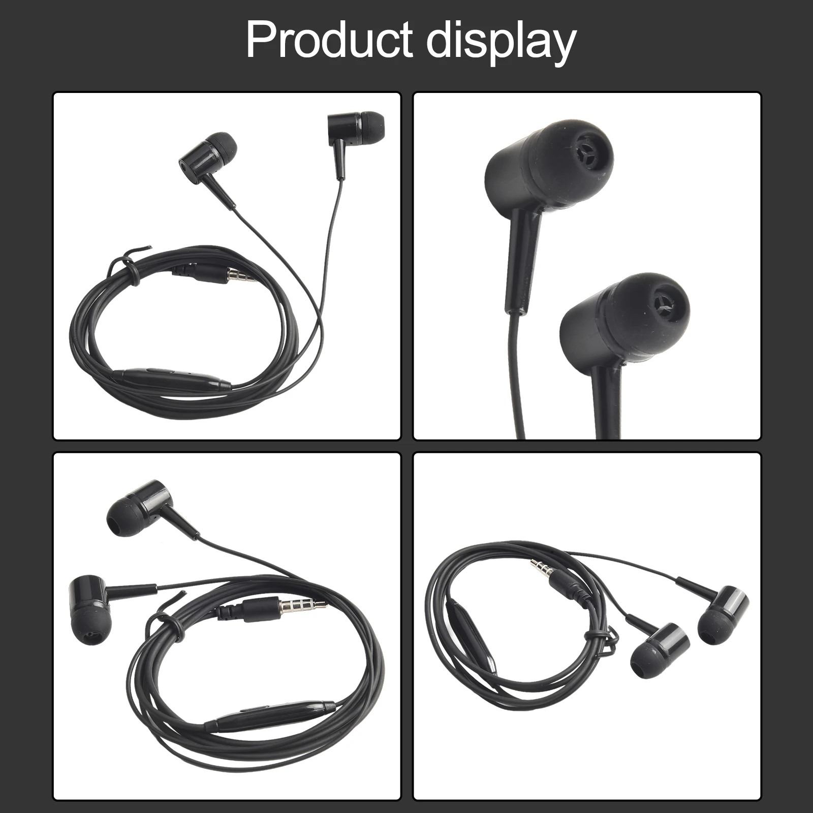 Compact Earphones Built-in Mic Earphones Compatible With Laptops Compatible With Smartphones Compatible With Tablets
Compact Earphones Built-in Mic Earphones Compatible With Laptops Compatible With Smartphones Compatible With Tablets