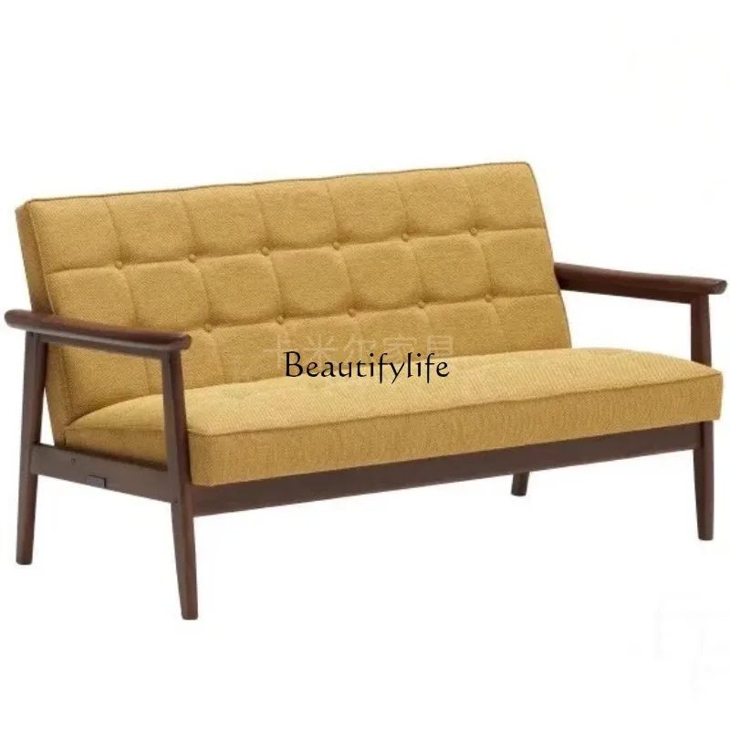 Small Apartment Living Room Double Leather Solid Wood Sofa Simple Retro Leisure
Small Apartment Living Room Double Leather Solid Wood Sofa Simple Retro Leisure