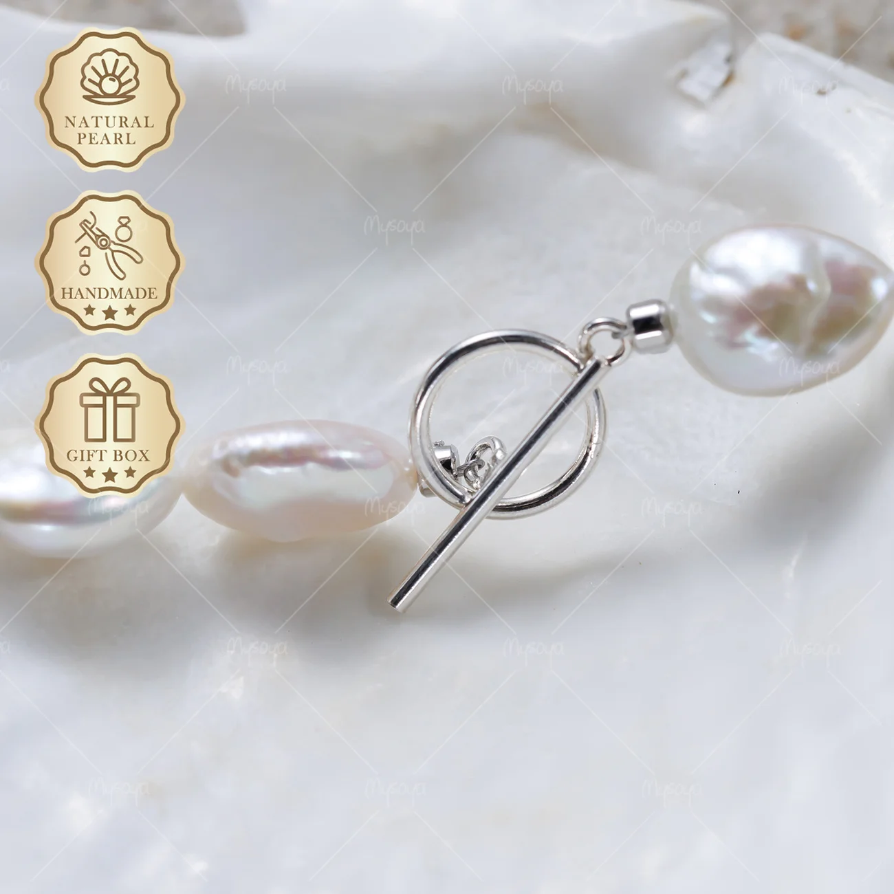 MYSOYA Aurora Baroque Freshwater Pearl Necklace 10-12mm S925 Silver OT Clasp, Gift Box, Fine Jewelry S507
MYSOYA Aurora Baroque Freshwater Pearl Necklace 10-12mm S925 Silver OT Clasp, Gift Box, Fine Jewelry S507