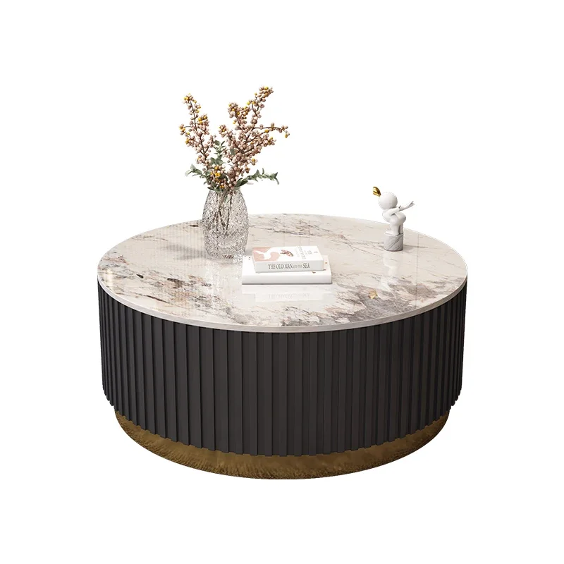 Tea Table Pandora Stone Plate round Living Room Black Tea Table Light Luxury Modern Stainless Steel
Tea Table Pandora Stone Plate round Living Room Black Tea Table Light Luxury Modern Stainless Steel