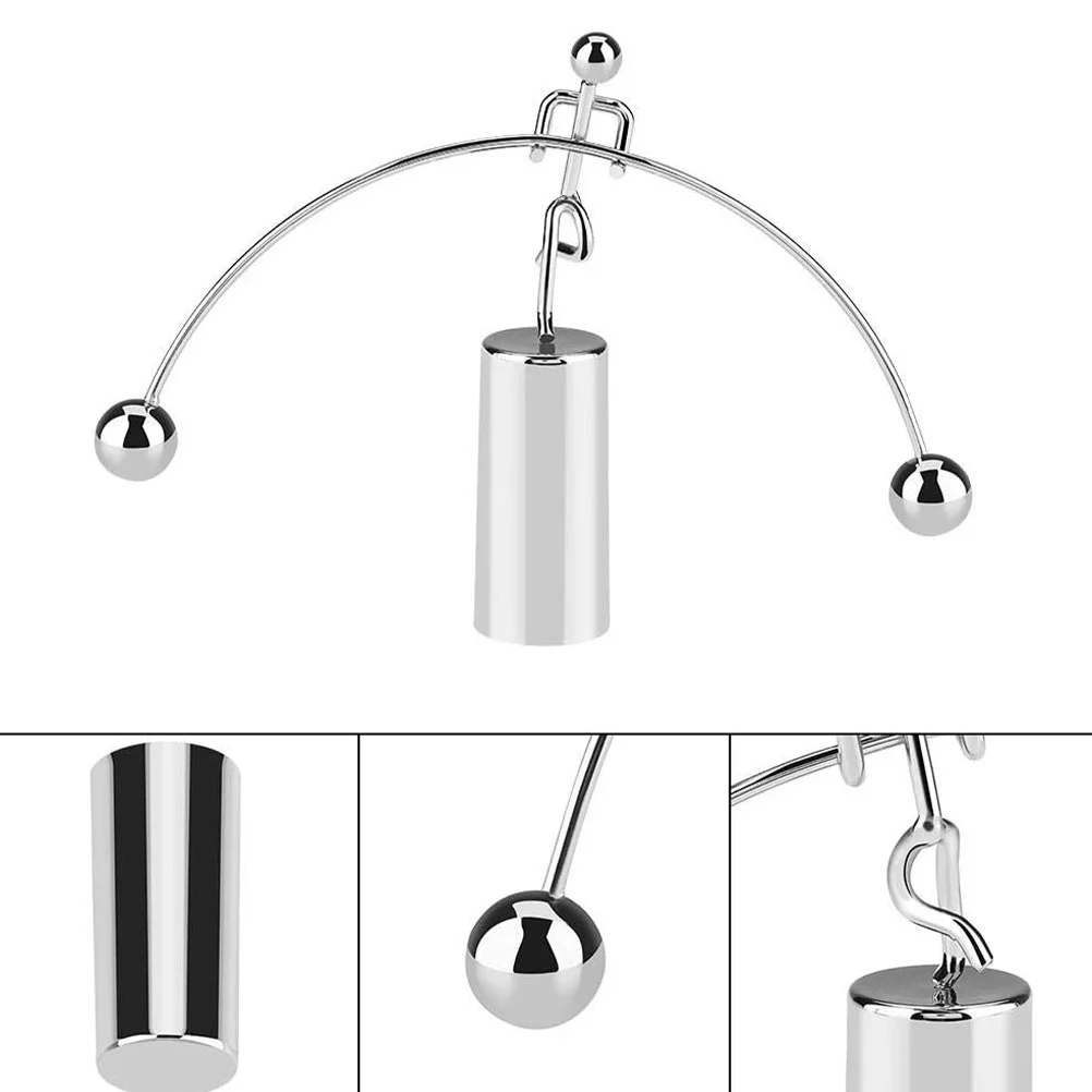 with One Leg Weightlifting Tumbler Perpetual Swinging Ornament Metal Desktop Office Toy
with One Leg Weightlifting Tumbler Perpetual Swinging Ornament Metal Desktop Office Toy