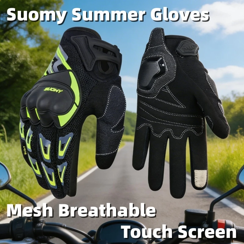 Suomy Motorcycle Gloves Men Women Summer Mesh Breathable Touch Screen Motocross MTB Cycling Racing Lightweight Gloves
Suomy Motorcycle Gloves Men Women Summer Mesh Breathable Touch Screen Motocross MTB Cycling Racing Lightweight Gloves