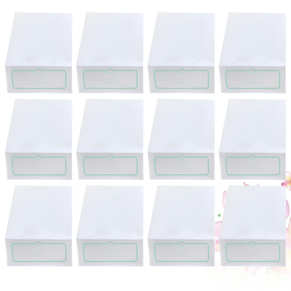 12 PCS Foldable Shoe Rack Container Cabinet Stackable Storage Boxes Racks Shoes Drawer
12 PCS Foldable Shoe Rack Container Cabinet Stackable Storage Boxes Racks Shoes Drawer