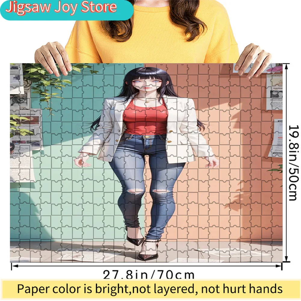Anime Girl in White Blazer & Ripped Jeans Art Paper Jigsaw Puzzle, Street Style Character Scene, Collectible Stress Relief Gift
Anime Girl in White Blazer & Ripped Jeans Art Paper Jigsaw Puzzle, Street Style Character Scene, Collectible Stress Relief Gift